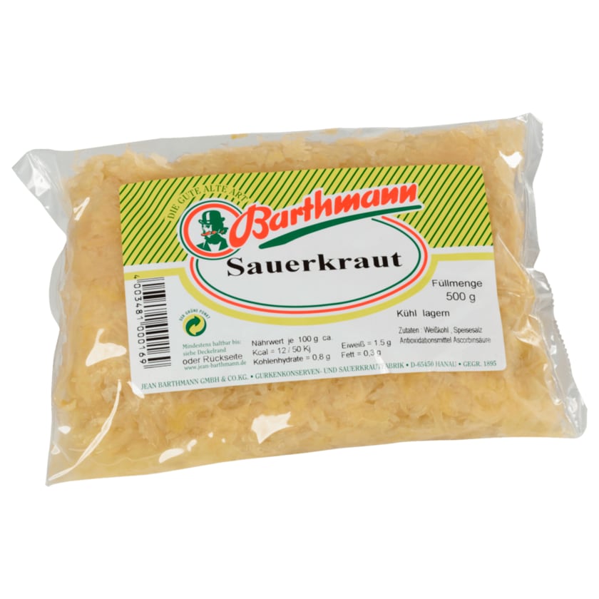 Barthmann Sauerkraut 500g